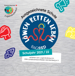 Bild der Auszeichnungsplakette für Löwen retten Leben.